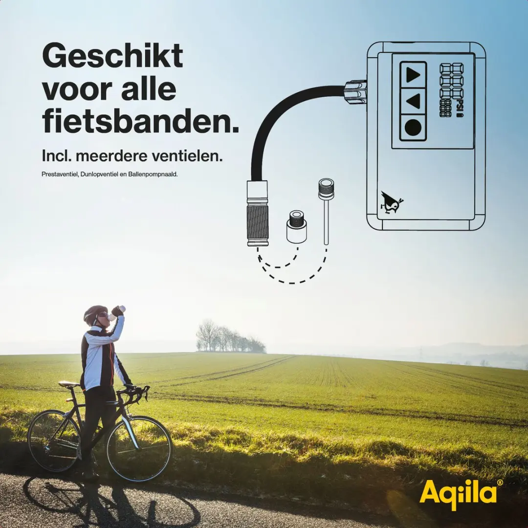 Aqiila Airbird P1 Compressor - 8,3 bar - USB-C - LED - afbeelding 6 van 6