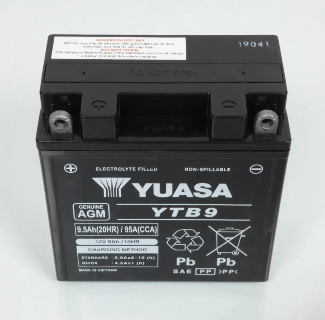 Yuasa YTB9 Accu 12V 9Ah