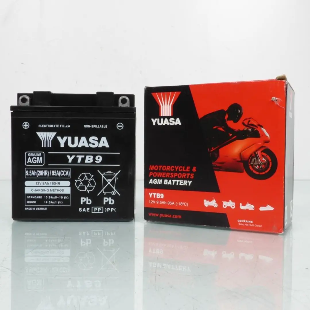 Yuasa YTB9 Accu 12V 9Ah