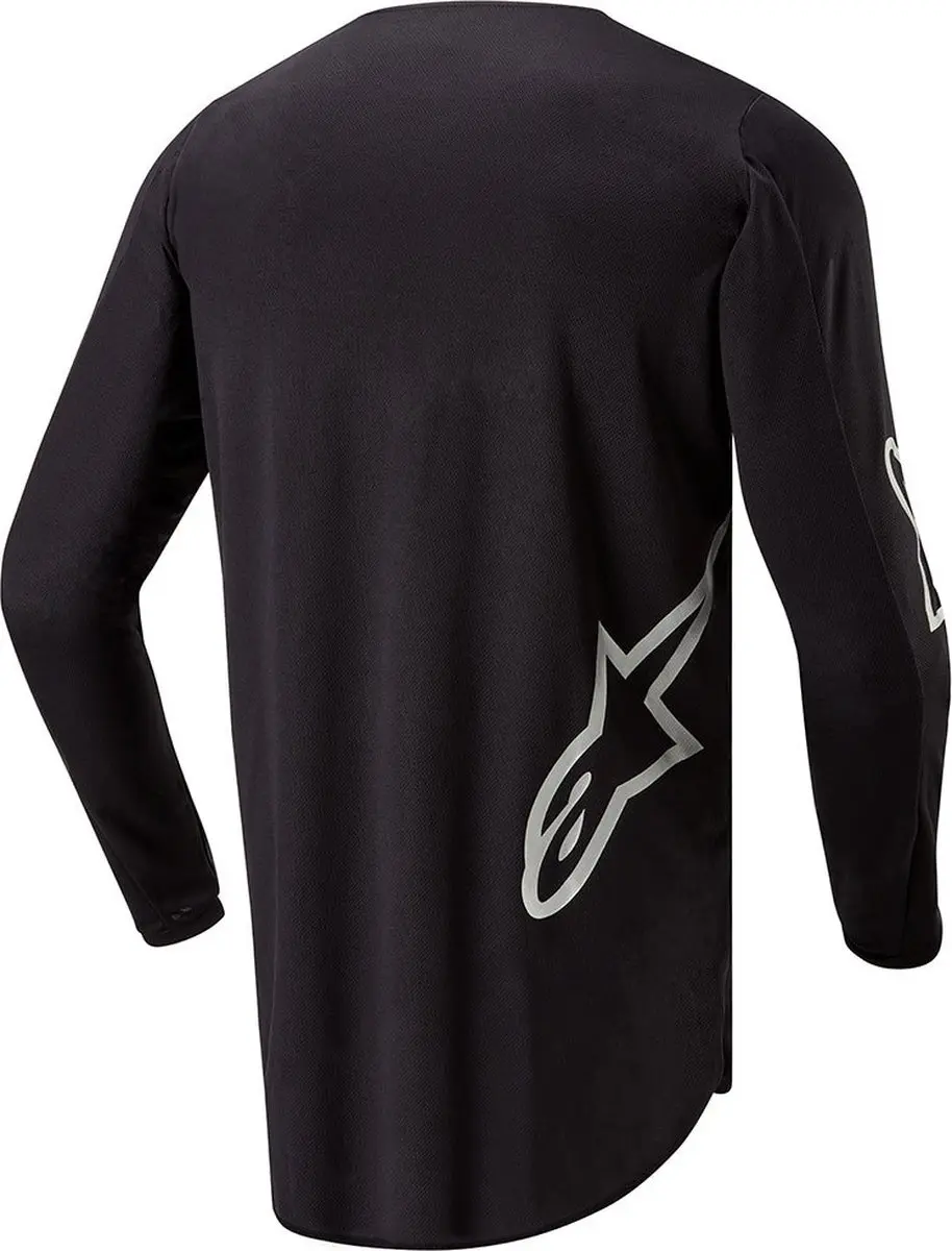 Alpinestars Fluid Jersey M - Zwart/Zilver