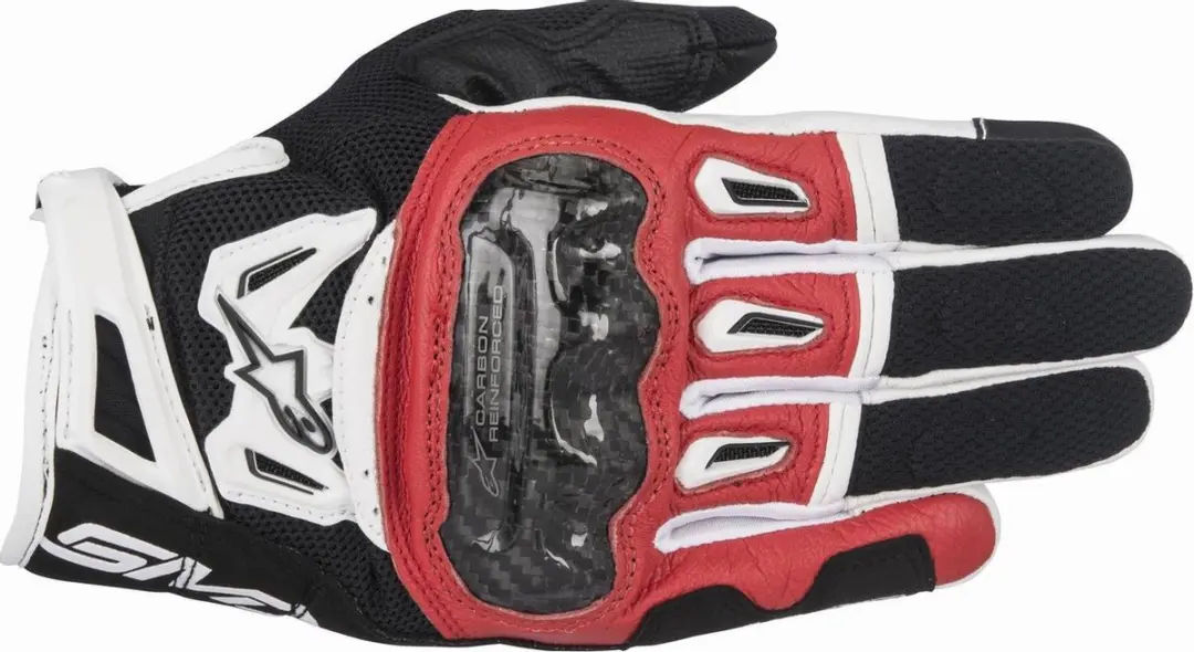 Alpinestars SMX-2 Air Carbon V2 Handschoen - Zwart/Rood/Wit
