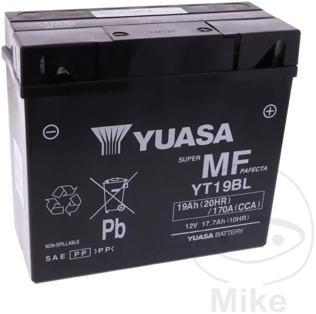 Yuasa YT19BL Accu 12V 19Ah
