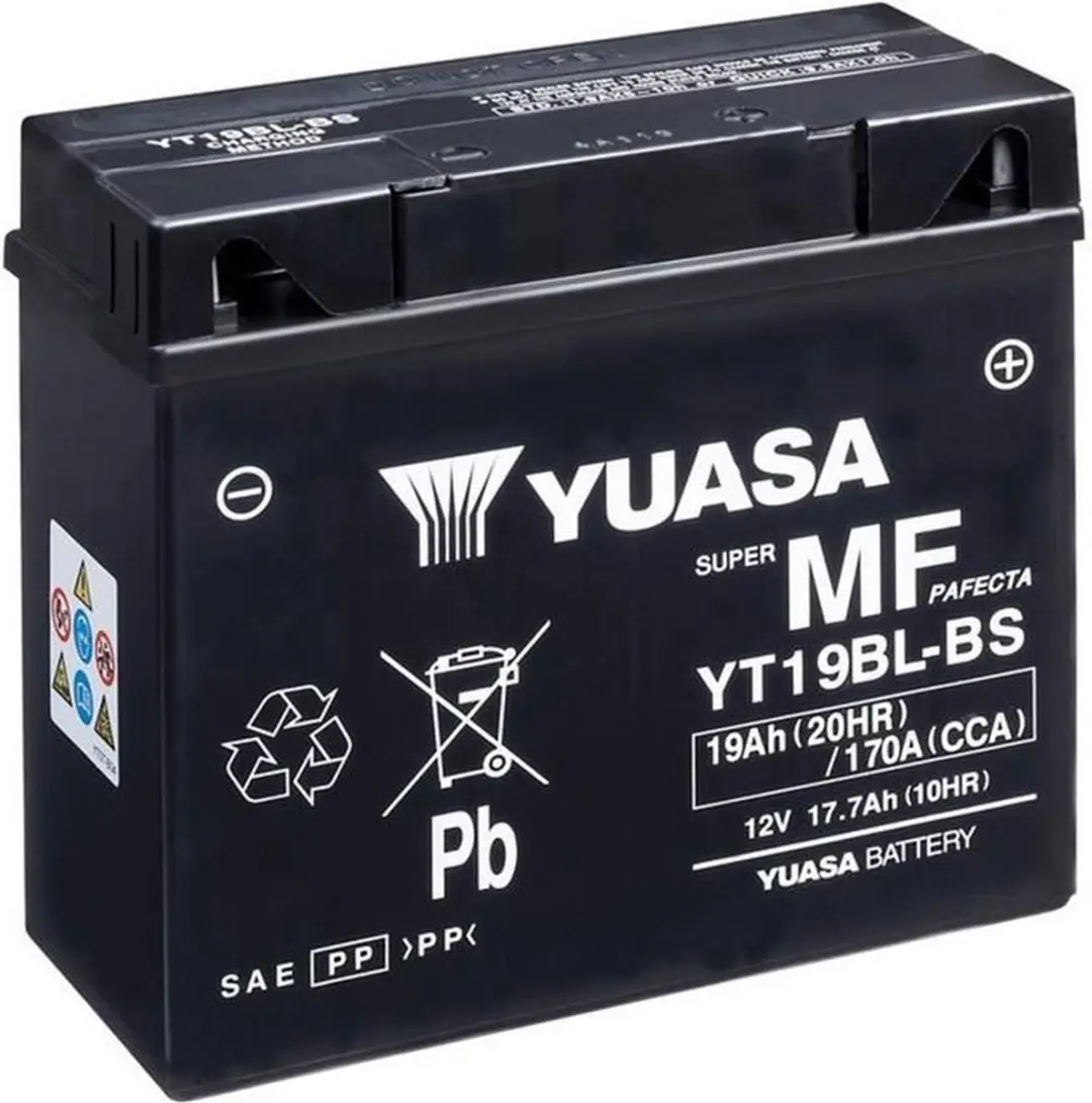 Yuasa YT19BL Accu 12V 19Ah - Motor BMW 650 R