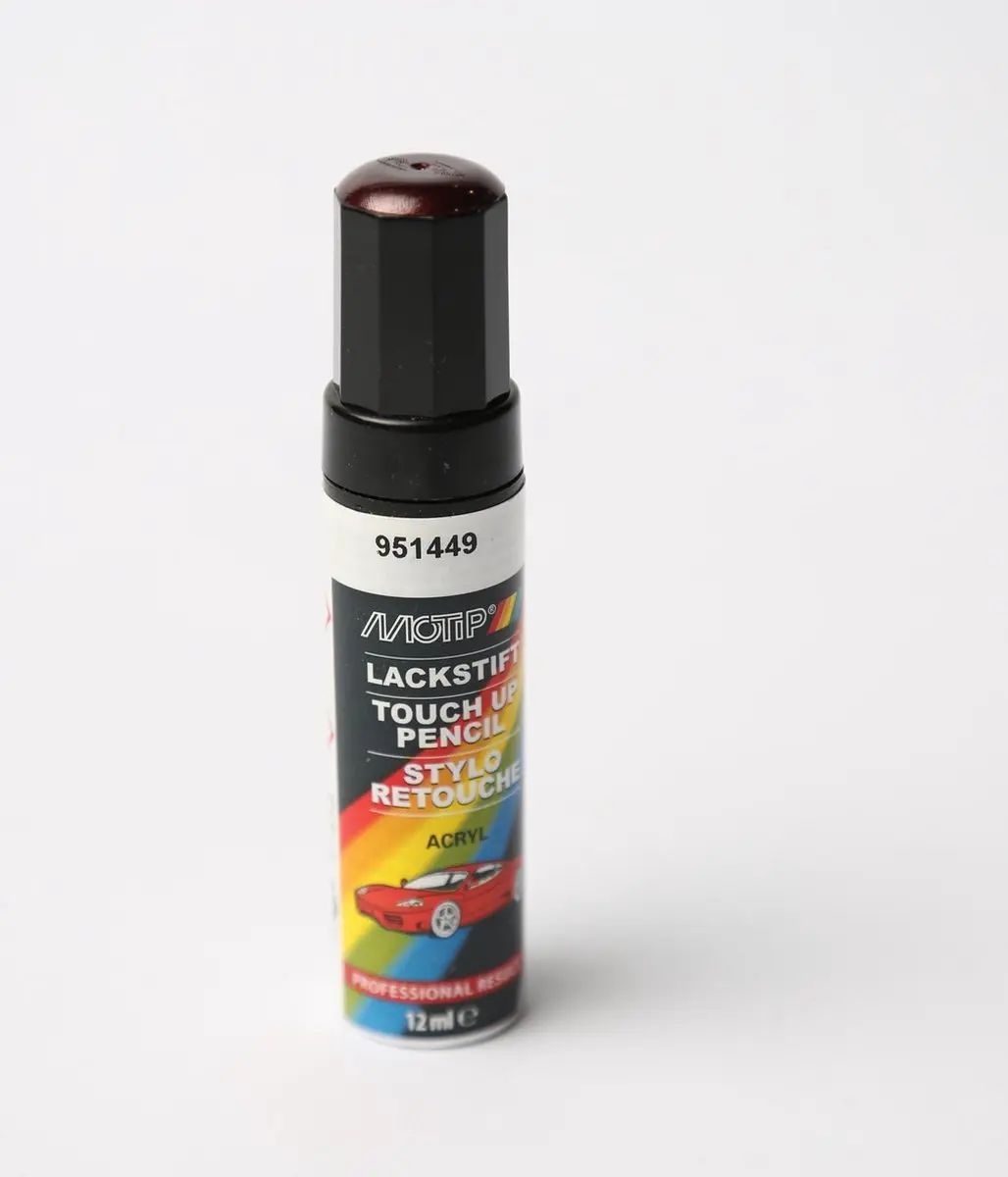 Motip Auto Lakstift Rood Metallic 12ml