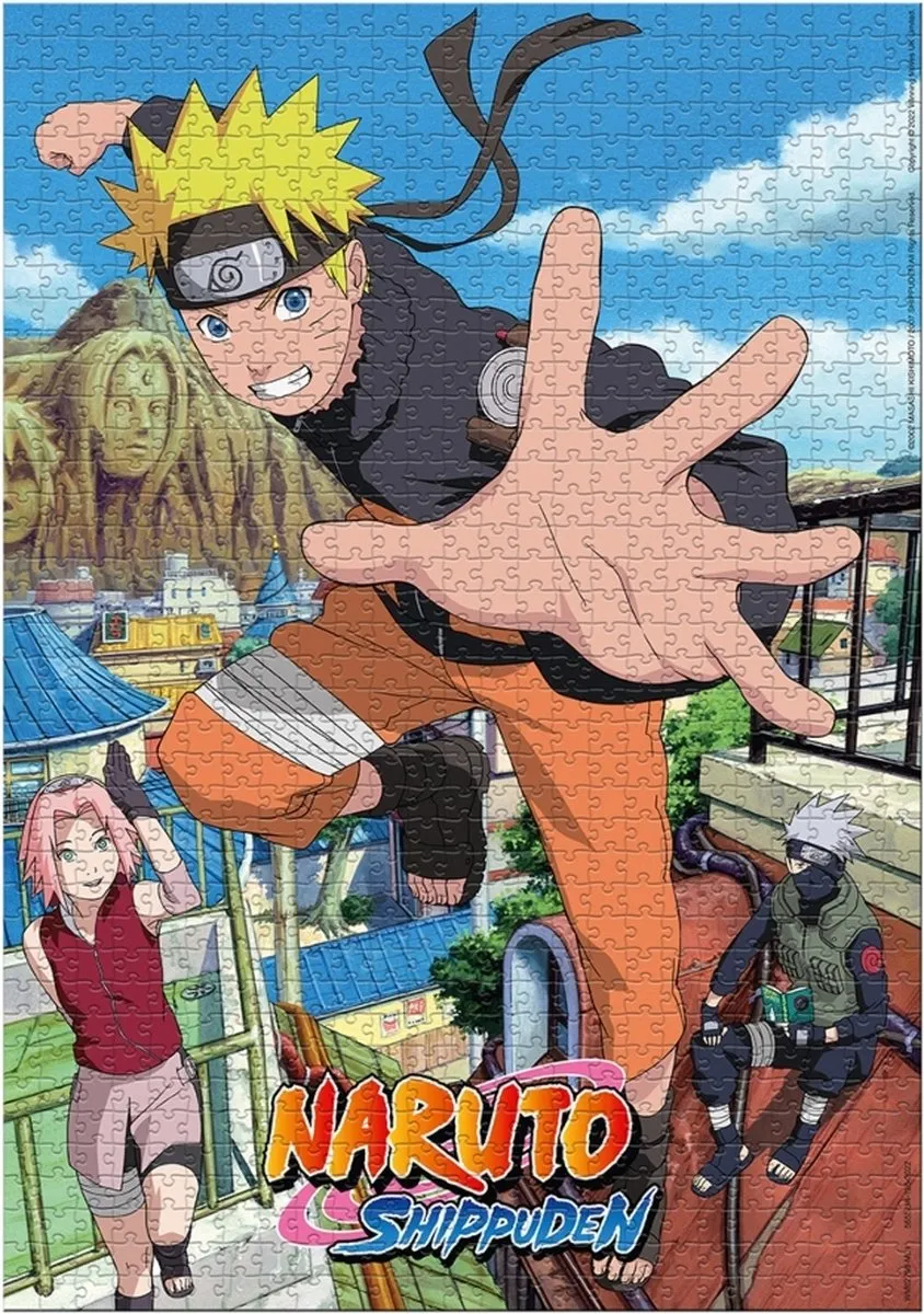 Winning Moves Naruto Shippuden Puzzel 1000 Stuks - WM0802793 - Multicolor