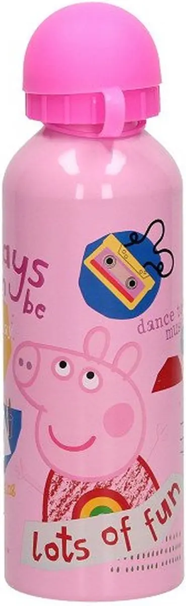 Peppa Pig Aluminium Drinkbeker 500ml - Assorti