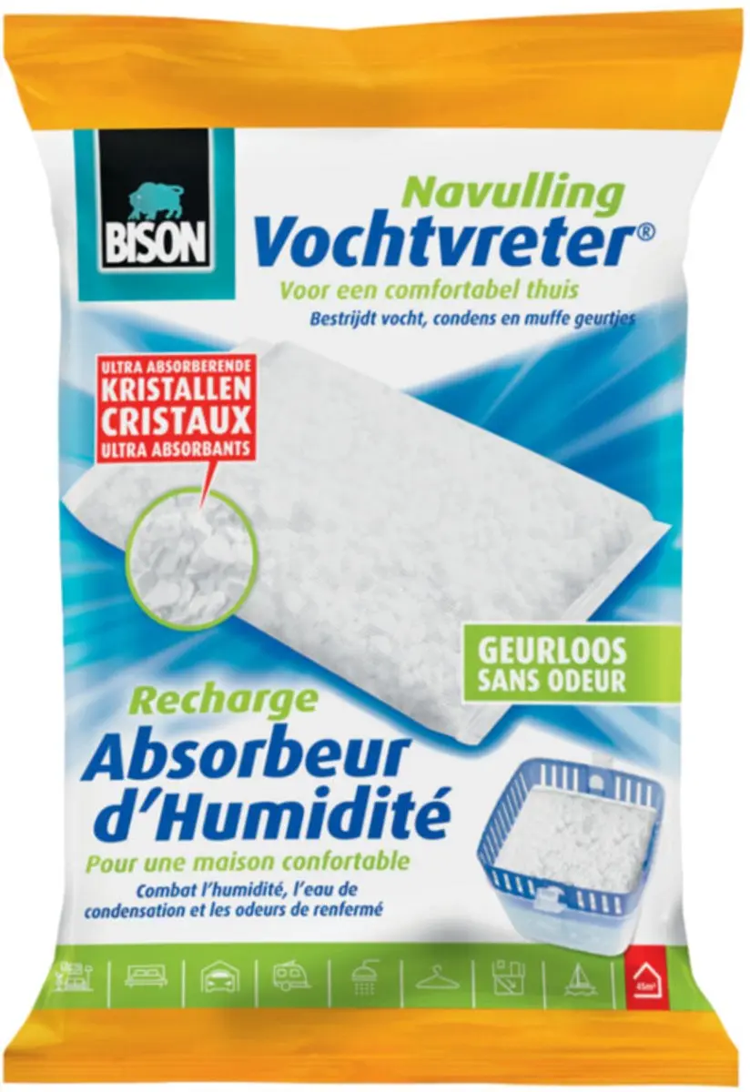Bison Vochtvreter Navulzak 900g