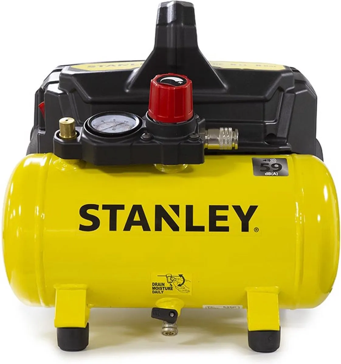 Stanley Silent Compressor DST 100/8/6 Luchtcompressor 8Bar 6L