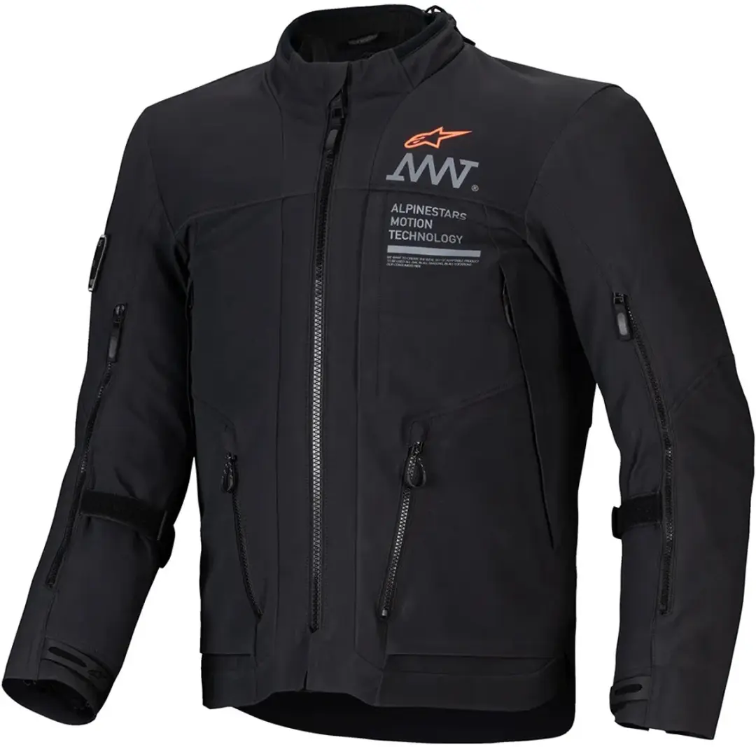 Alpinestars AMT-8 Stretch Drystar XF Motorjas - Zwart 3XL