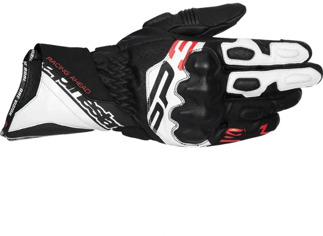Alpinestars SP-3 Handschoenen 3XL - Zwart/Wit/Fluo Rood