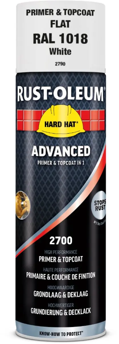 Rust-Oleum Grondverf & Lak 500ml - RAL9010 Wit Glans