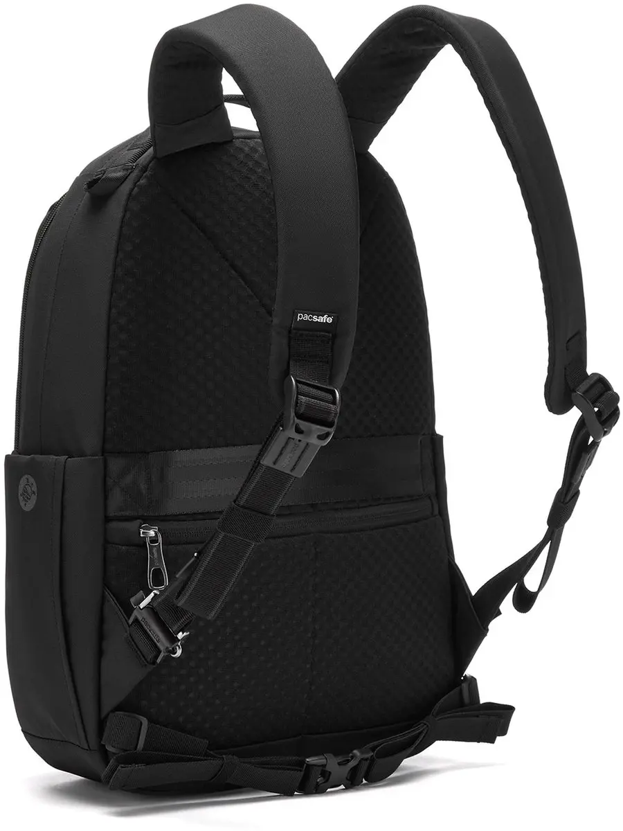 Pacsafe All-round Rugzak 16L - RFID-blokkerend - Zwart