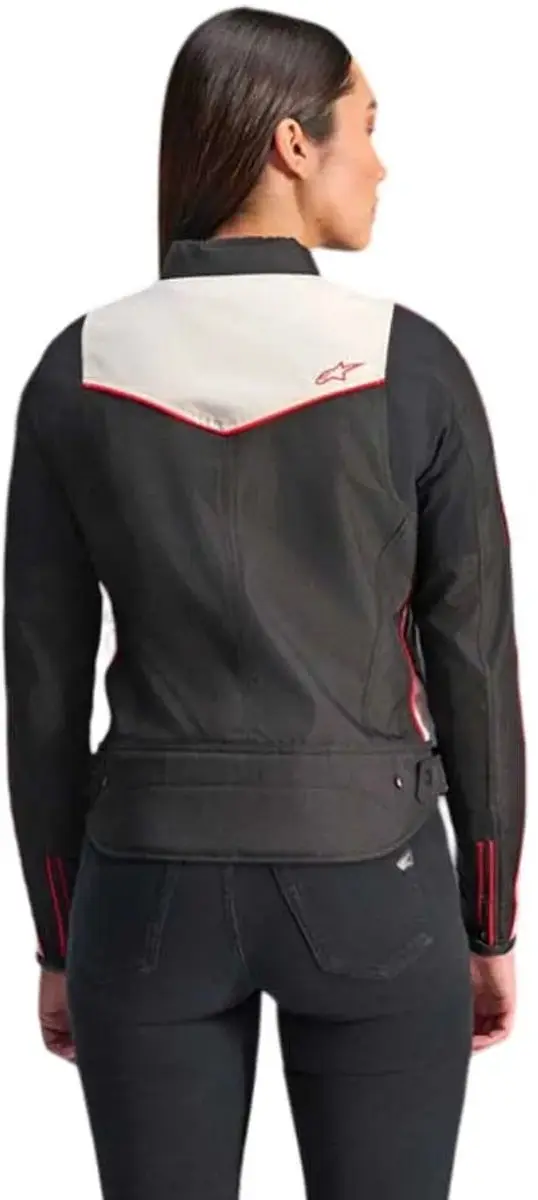 Alpinestars Stella T-Dyno WR Dames Motorjas - Maat M - Zwart/Ecru/Rood
