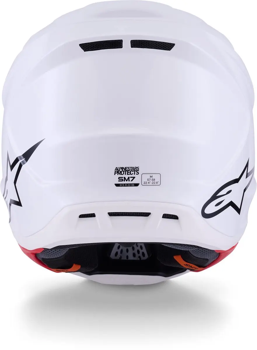 Alpinestars S-M7 Crosshelm - Wit