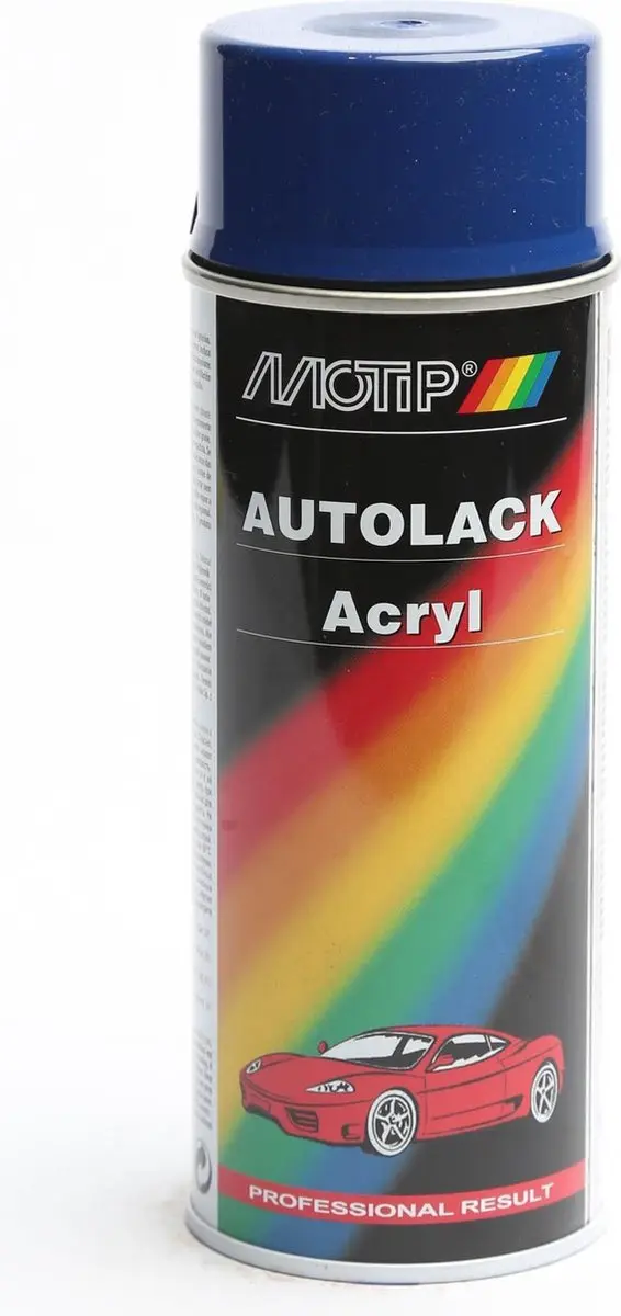 Motip Autolak Spuitbus Blauw 400ml