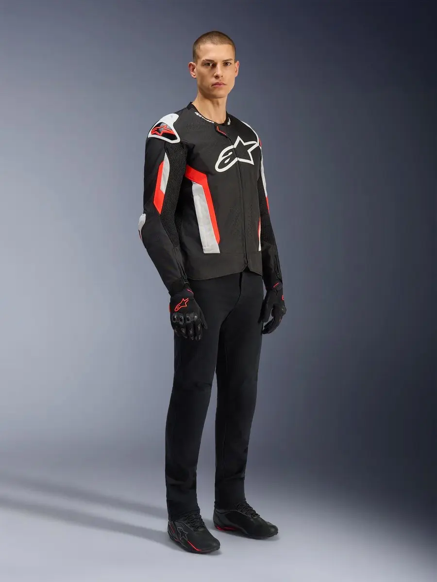 Alpinestars T-GP Air Motorjas - Zwart/rood/wit