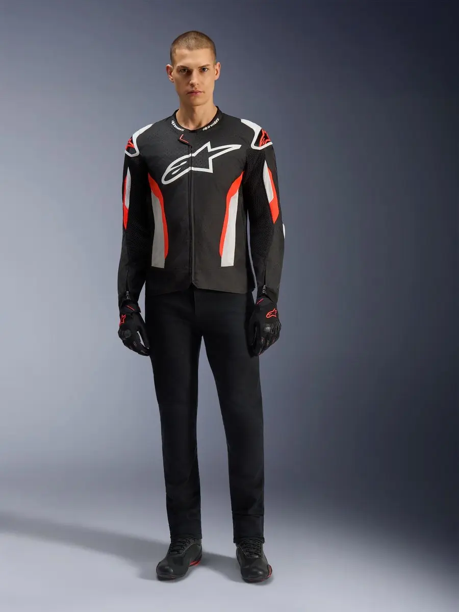 Alpinestars T-GP Air Motorjas - Zwart/rood/wit - afbeelding 6 van 6