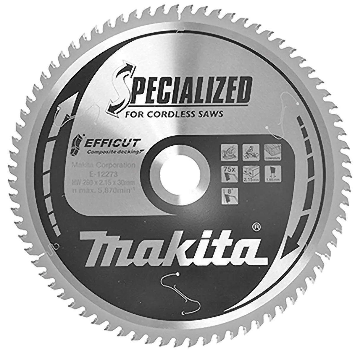 Makita E-12201 Afkortzaagblad WPC 260mm
