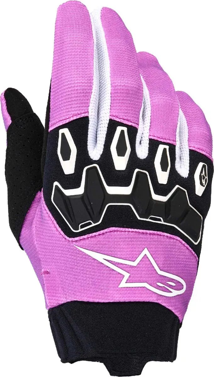 Alpinestars Stella Full Bore V2 Motocrosshandschoenen - L - Zwart/roze/wit