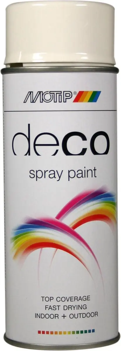 Motip Deco Alkyd Hoogglanslak RAL 9010 400ml