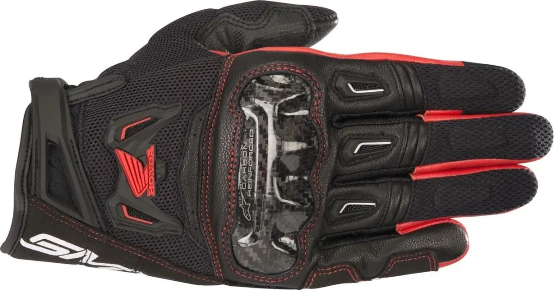 Alpinestars SMX-2 Air Carbon V2 Handschoen - Zwart/Rood M