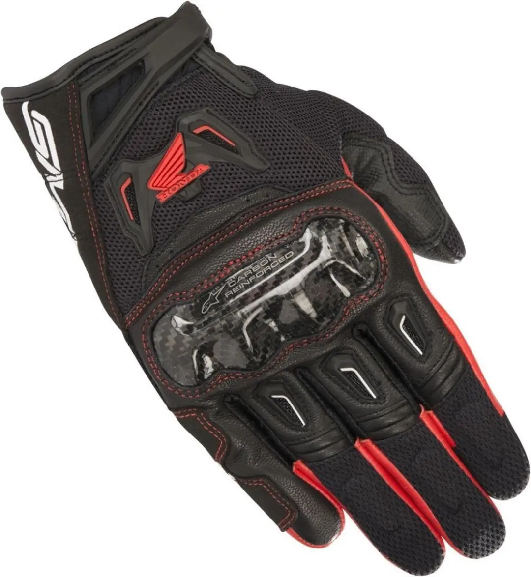 Alpinestars SMX-2 Air Carbon V2 Handschoen - Zwart/Rood M