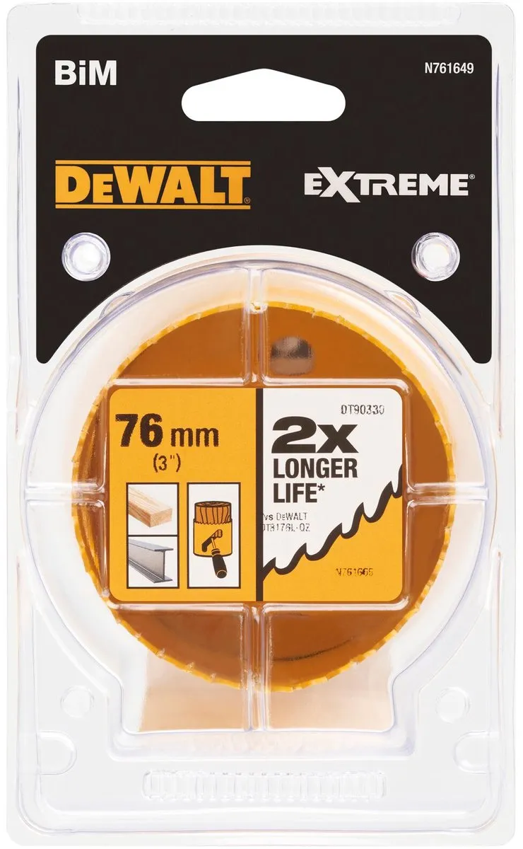 DeWalt DT90330 Gatzaag BiMetaal 76mm