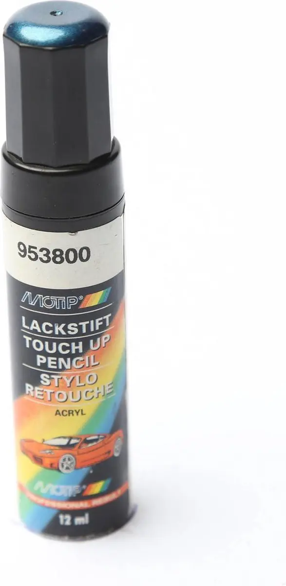 Motip 953800 Auto Lakstift Blauw Metallic 12ml