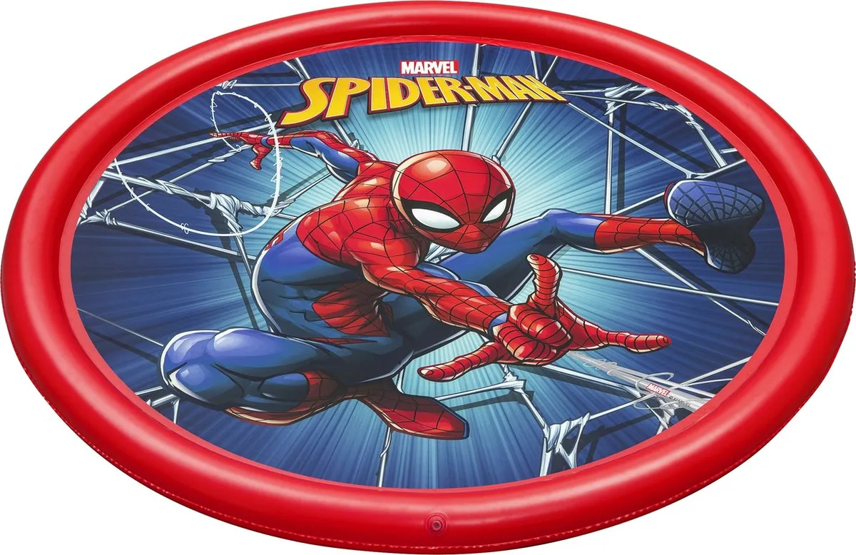 Bestway Spider-Man Waterspeelmat Ø165cm - Rood/Blauw