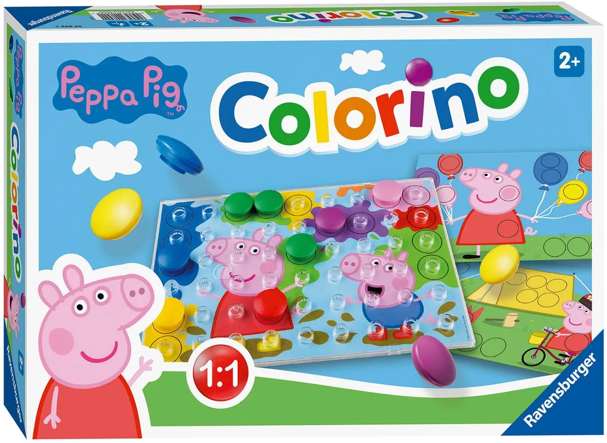 Ravensburger Peppa Pig Colorino Educatief Spel - MPN 208920 - afbeelding 6 van 6