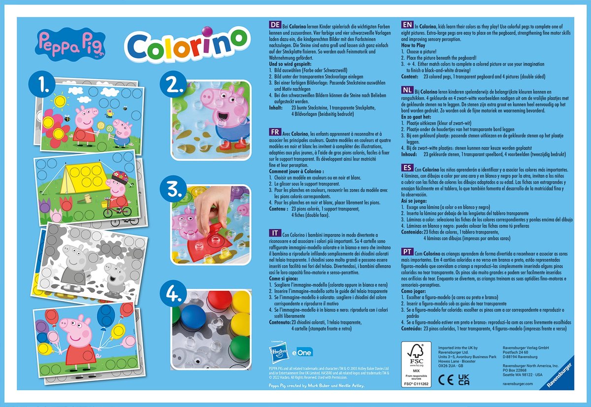 Ravensburger Peppa Pig Colorino - Educatief spel