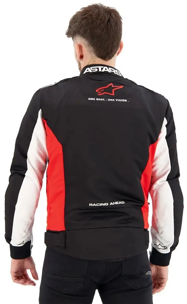 Alpinestars Monza-Sport Jas XL - Zwart/Rood/Wit