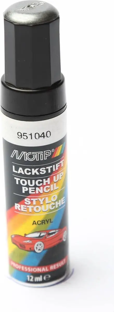 Motip 951040 Auto Lakstift Grijs Metallic 12ml