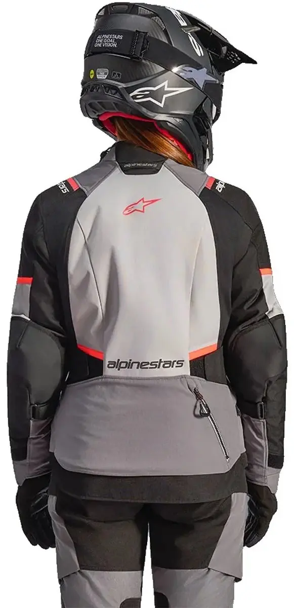 Alpinestars Stella Andes V4 Drystar Motorjas - 2XL - Oranje/Grijs/Zwart