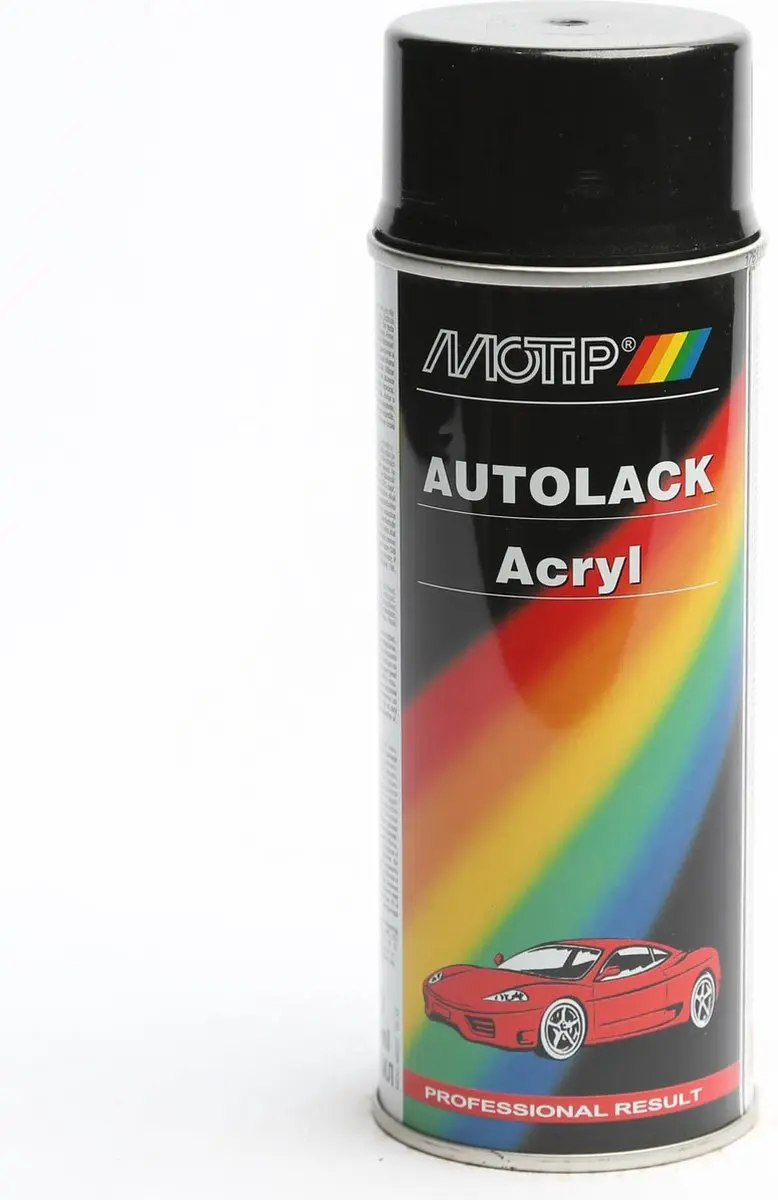 Motip Autolak Spuitbus Zwart 400ml