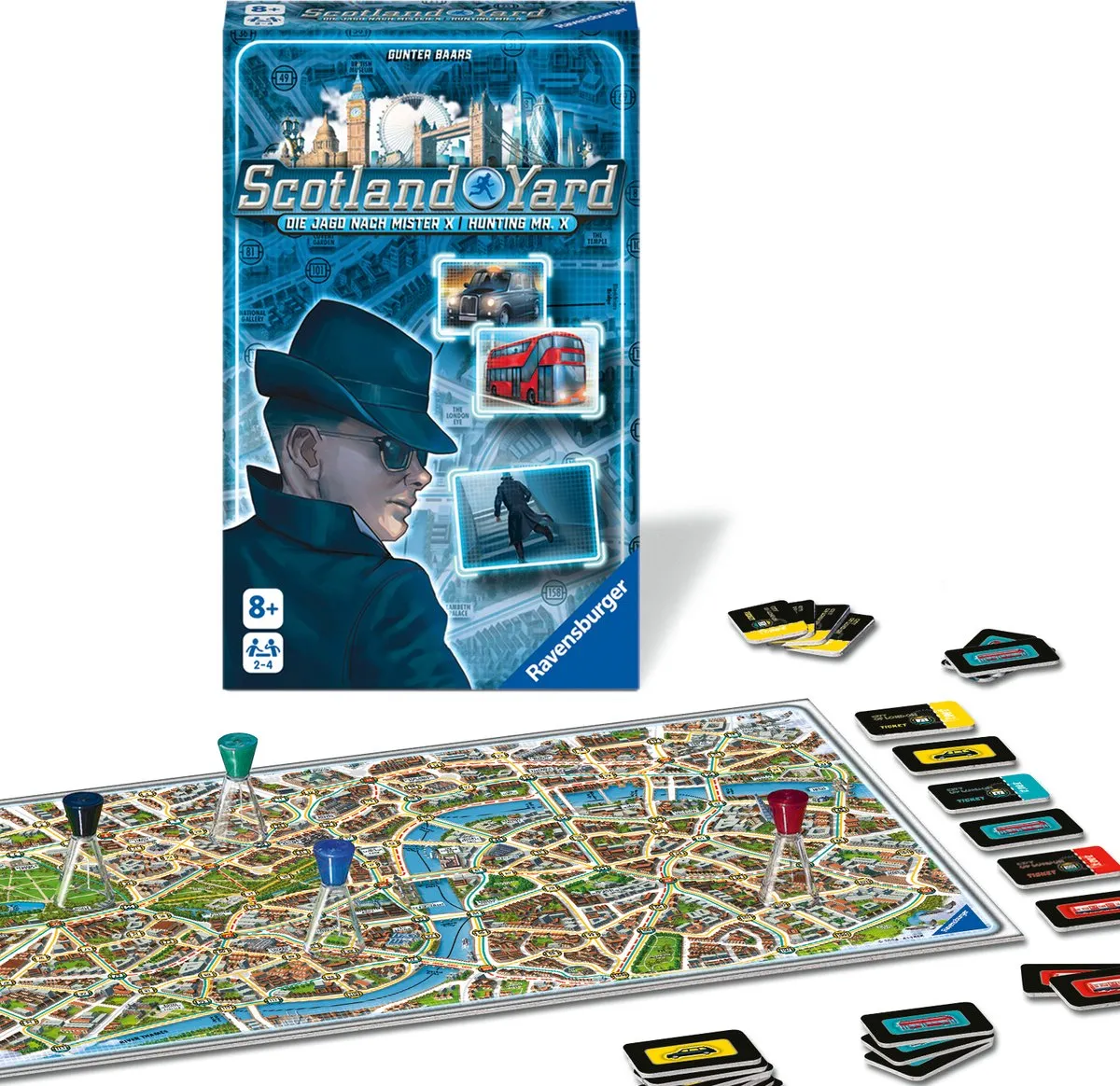 Ravensburger Scotland Yard Pocketspel - 2-4 Spelers