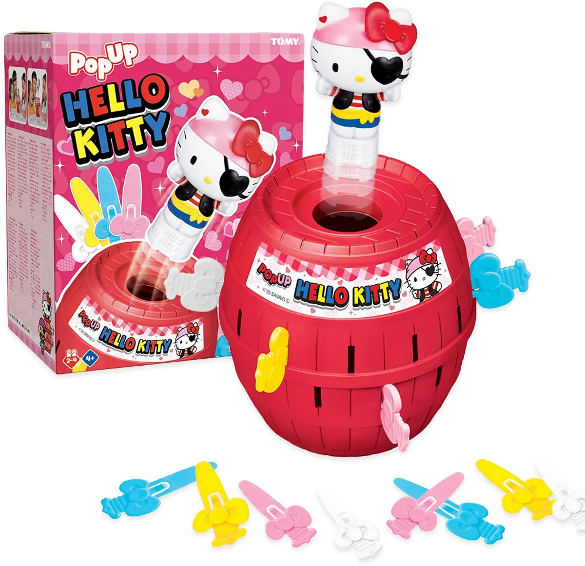 Tomy Pop Up Hello Kitty Kinderspel - 24 Haarspeldjes T3866
