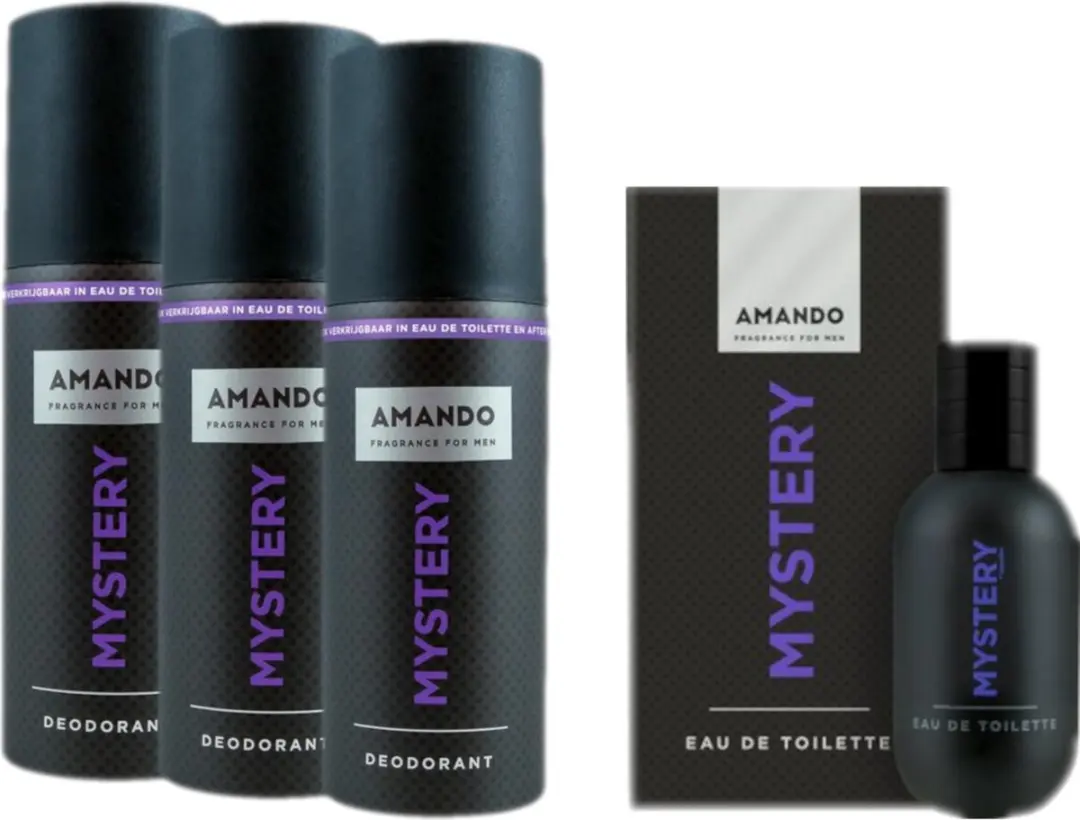 Amando Mystery Eau de Toilette & Deo Spray Voordeelverpakking