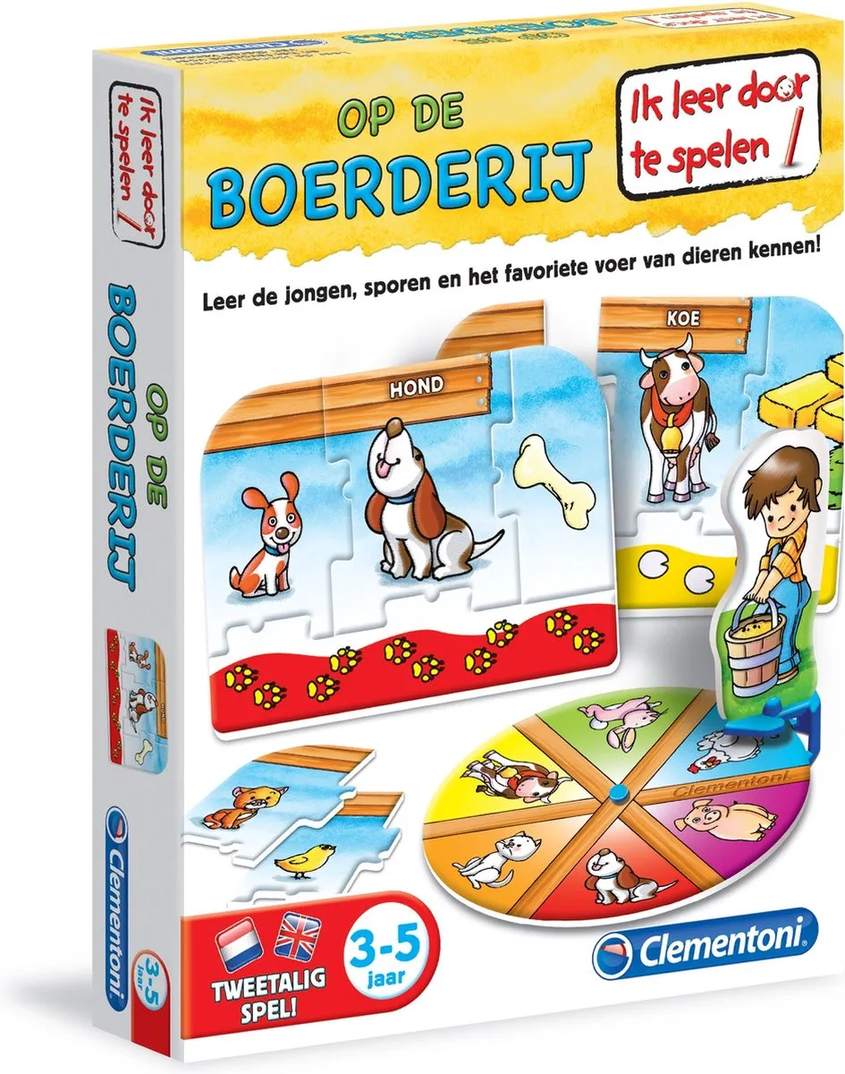 Clementoni Leerspel Op De Boerderij 66502