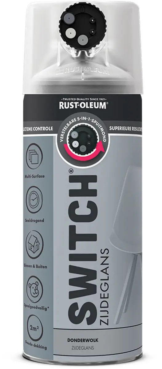 Rust-Oleum Switch Spuitbus Verf Zijdeglans 400ml