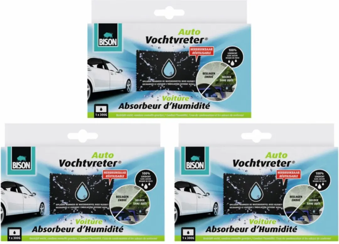 Bison Auto Vochtvreter 3x300g