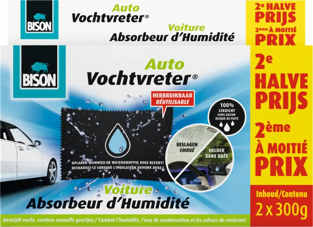 Bison Auto Vochtvreter 3x300g