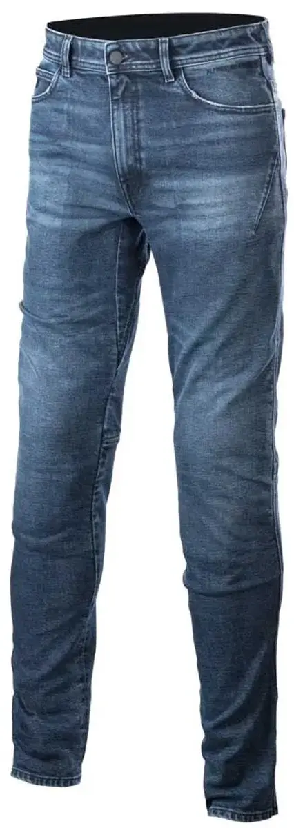 Alpinestars Argon Slim Fit Denim Motorfietsbroek 32 - Blauw