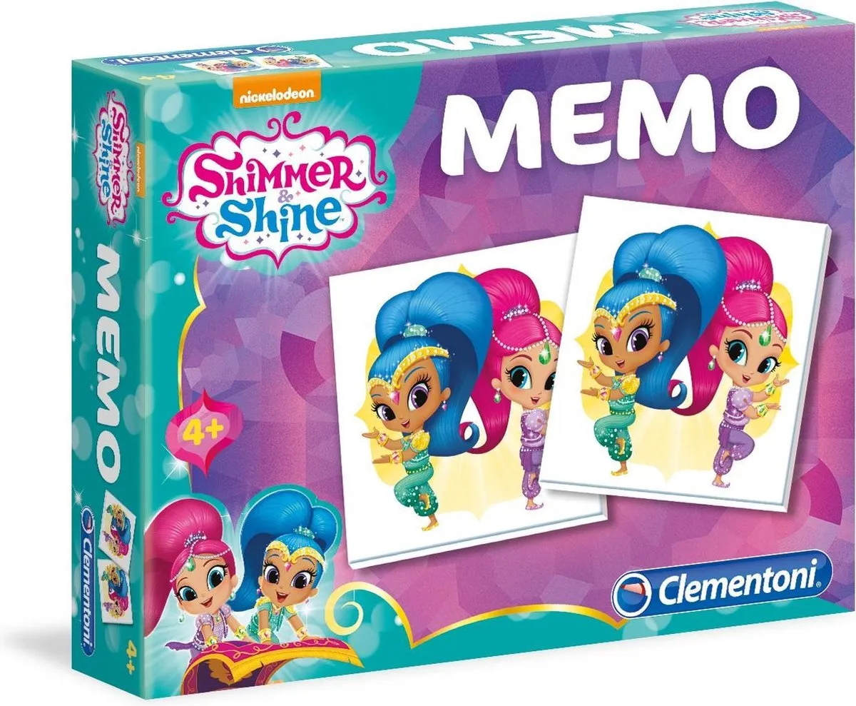 Clementoni Memo Shimmer En Shine Kaartspel 48-delig