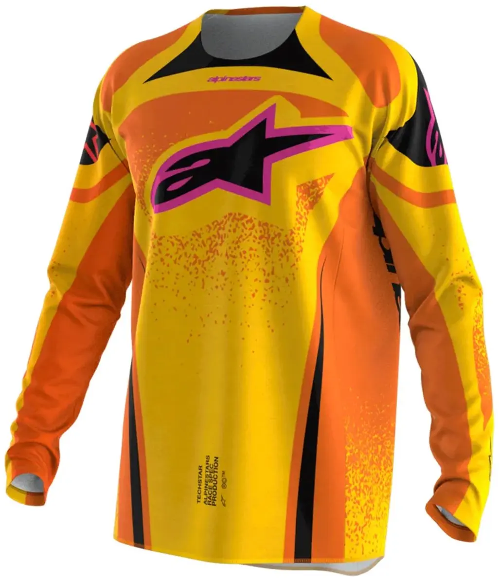 Alpinestars Techstar Nomur Motorcross Trui - XL - Geel/Oranje