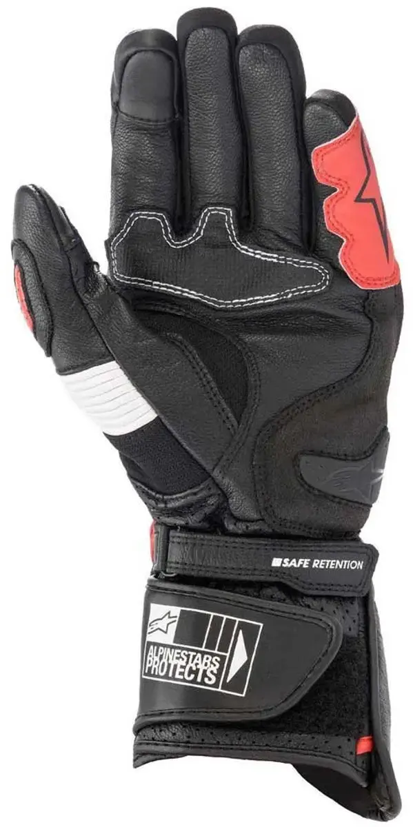 Alpinestars SP-2 V3 Handschoen - Zwart/Wit/Rood - 3XL