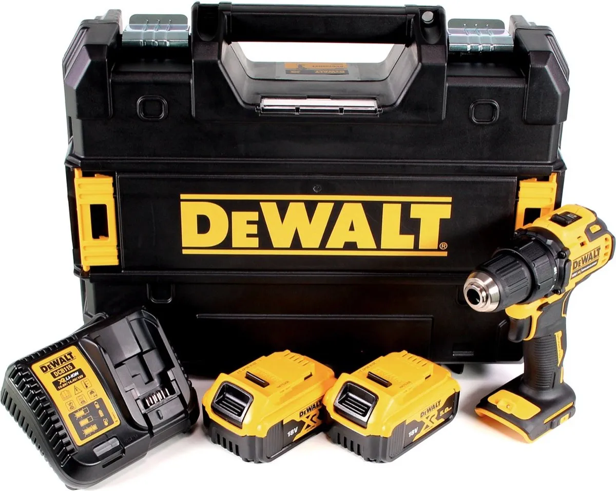 DeWalt DCD708P2T Schroefboormachine 18V XR - 2 Accu's 5.0Ah