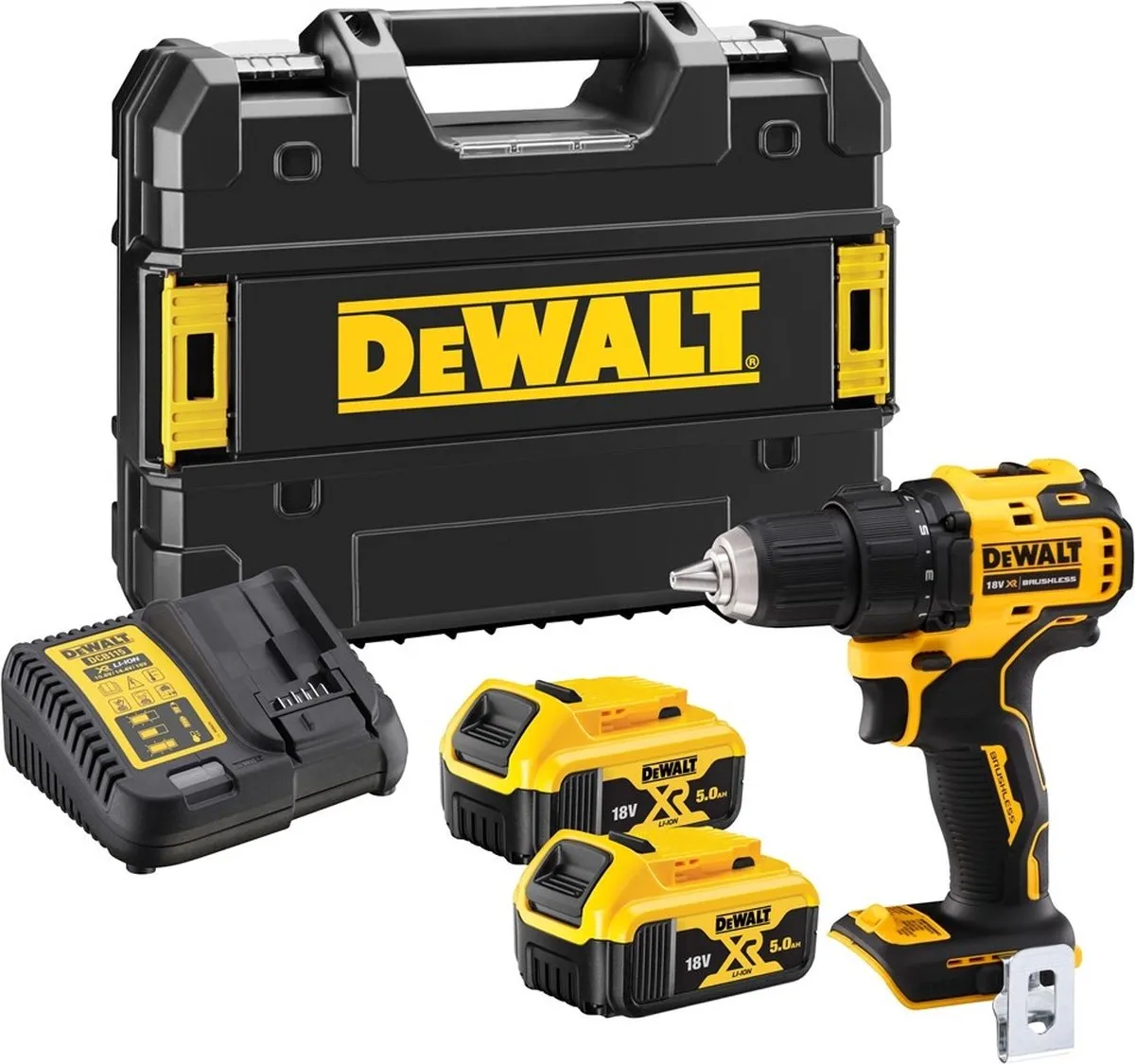 DeWalt DCD708P2T Schroefboormachine 18V XR