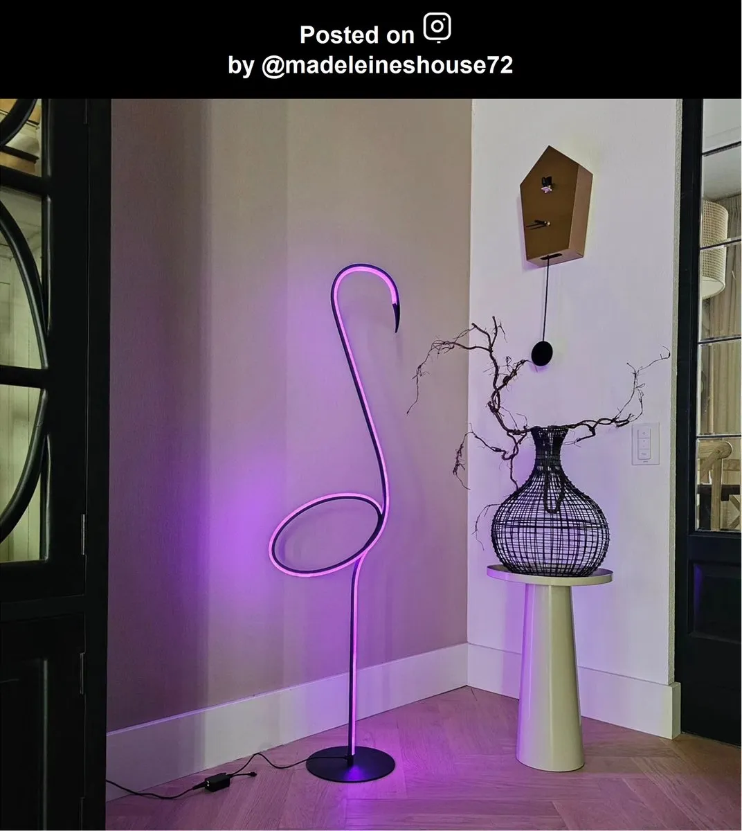 Lucide Flamingo Vloerlamp LED RGB - Multicolor