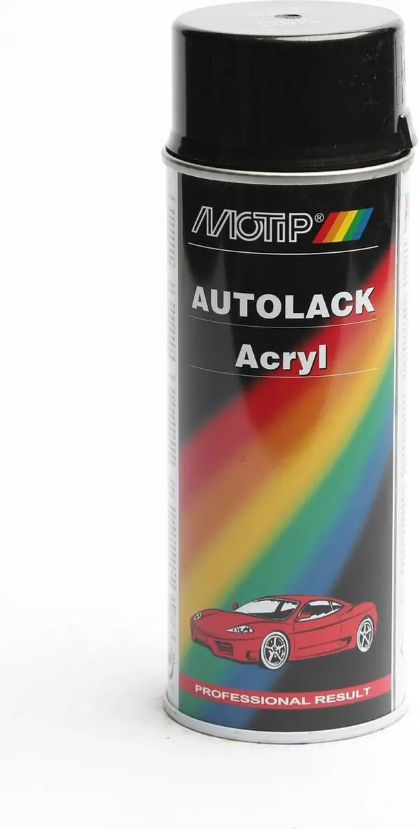 Motip Autolak Spuitbus Zwart 400ml